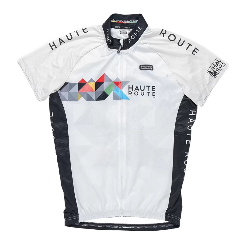 LeMarq Haute Route Full Zip Jersey L White