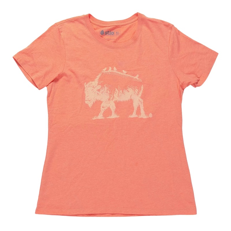 Stio Graphic T-Shirt - Women's XL Salmon