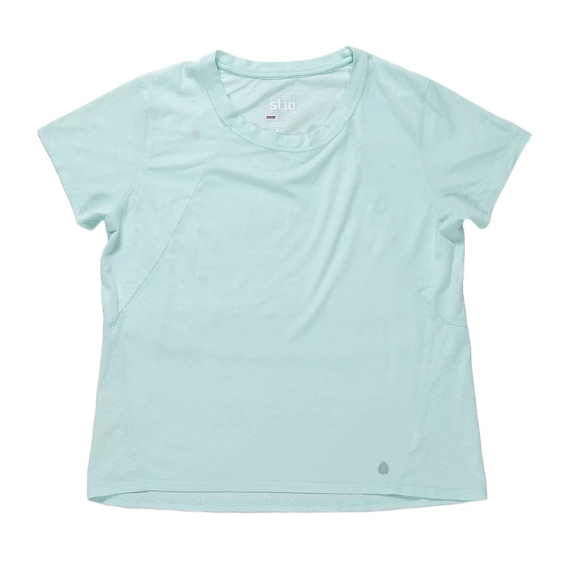 Stio Short Sleeve Tee - Women's M Light Blue