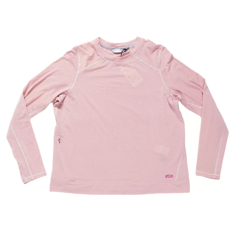 Stio Trax Power Grid Crew - Women's L Rose
