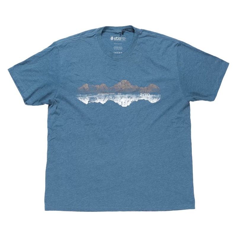 Stio Mountain Mirror Tee - Men's XXL Steel Blue
