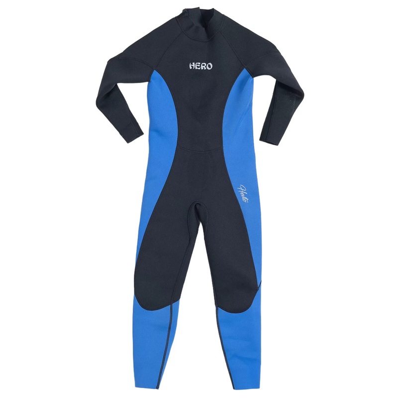 Hevto Hero Full Wetsuit - Kids' 14 Blue/Black