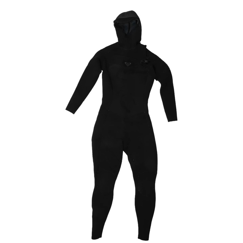 Roxy Roxy SYNCRO Hooded Fullsuit - Chest Zip 5/4/3 4 Black