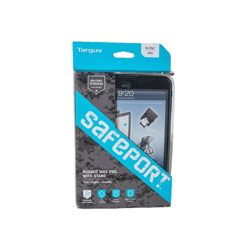 TARGUS Safeport Rugged Max Pro iPad Mini Case with Stand see tech specs Black