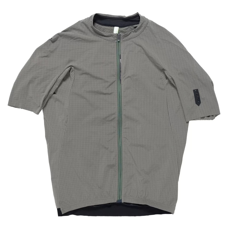 Q36.5 Dottore Grid Skin Jersey - Men's XL Olive Green