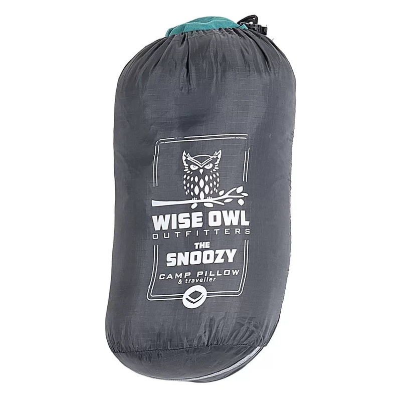 Wise Owl Outfitters The Snoozy Camping Pillow One Size Green