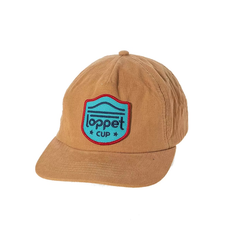 Brist Mfg Loppet Corduroy Snapback Hat Adjustable Orange