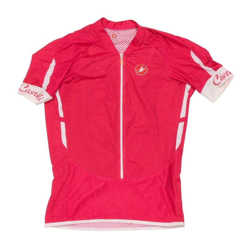 Castelli 1/2 Zip Bike Jersey Women's L Pink