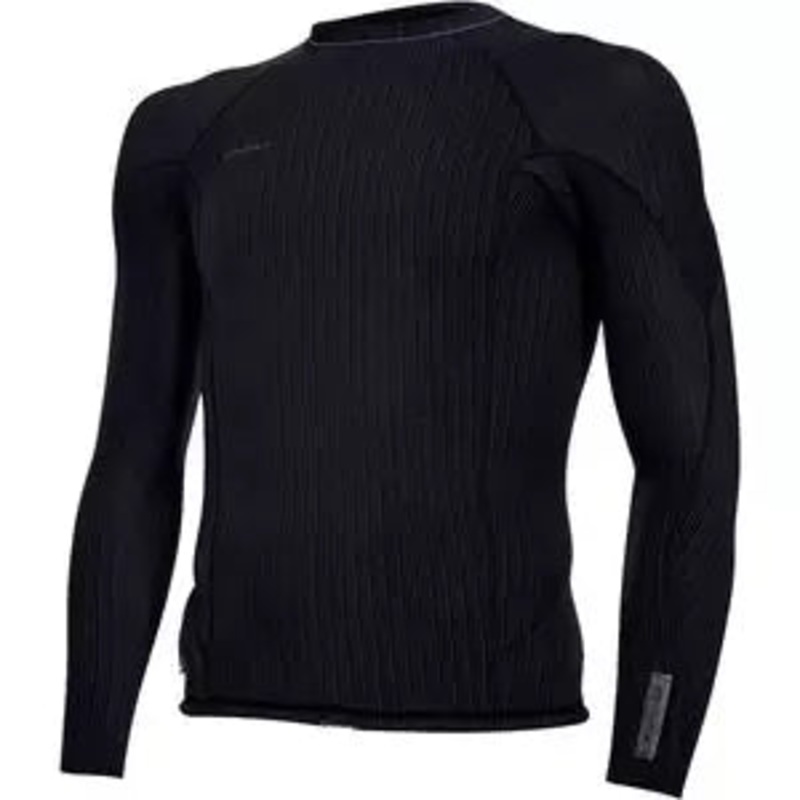 O'Neill Hyperfreak Com-X 2mm Long-Sleeve Top S Black/Black