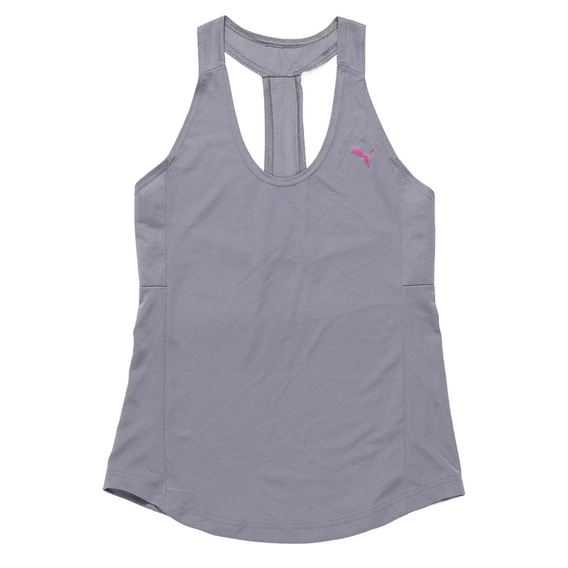 Puma Racerback Tank Top S Grey