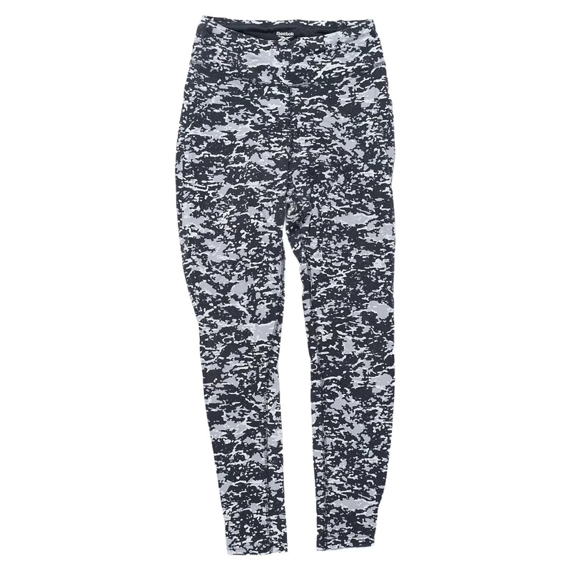 Reebok Cotton Leggings - Women's S Black/White