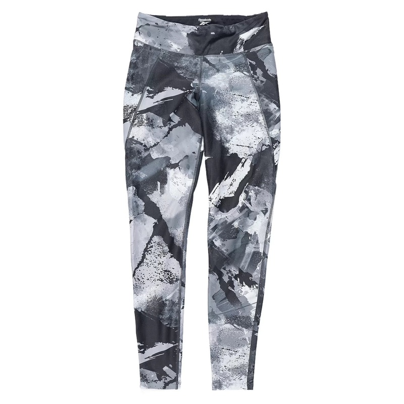 Reebok Leggings - Women's S Black/Grey