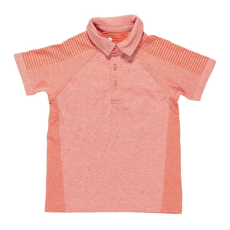 All In Motion Polo Short Sleeve Shirt - Boys' XS Coral