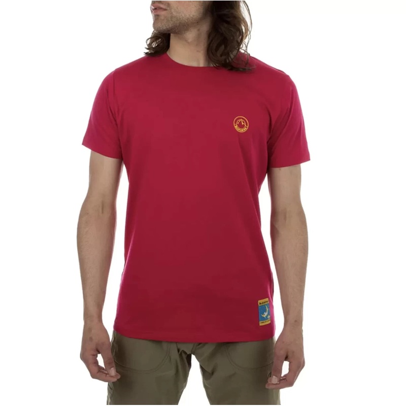 La Sportiva Climbing On The Moon T-Shirt L Fuchsia