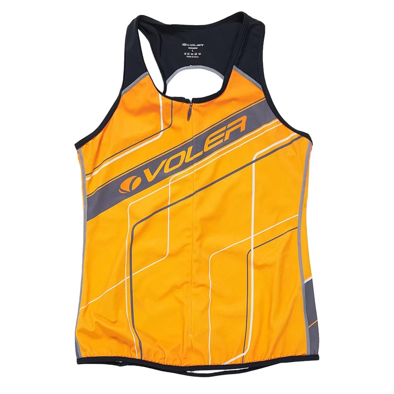 Voler Tank Top Cycling Jersey L Yellow