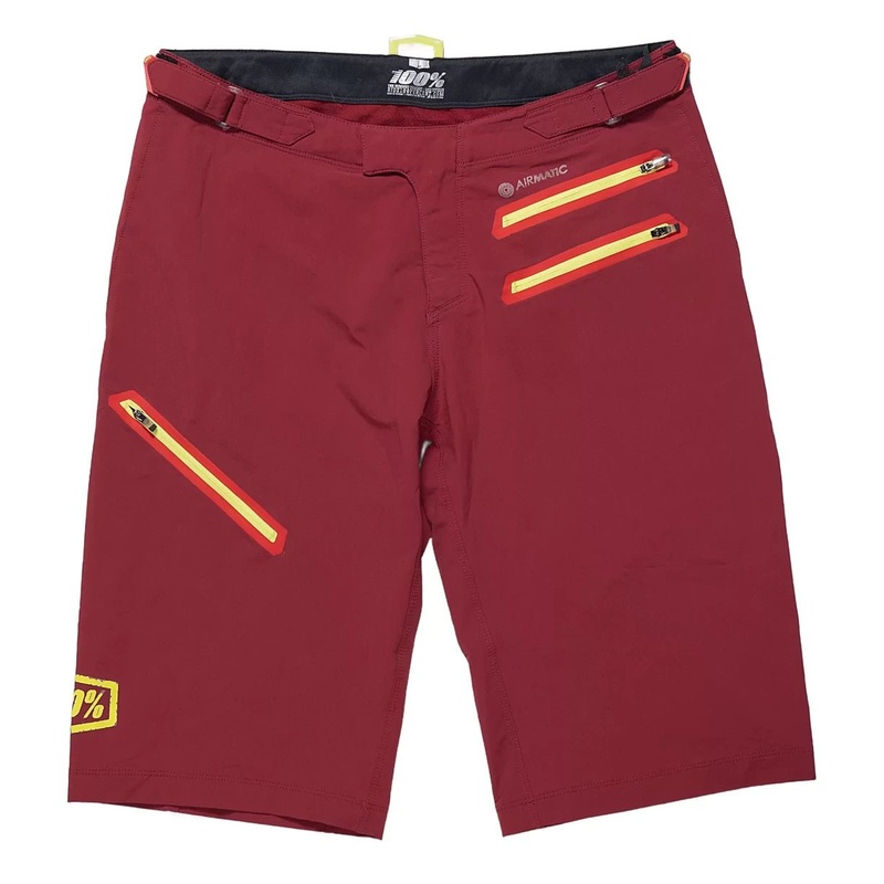 100 Percent Airmatic Shorts - Unisex L Red
