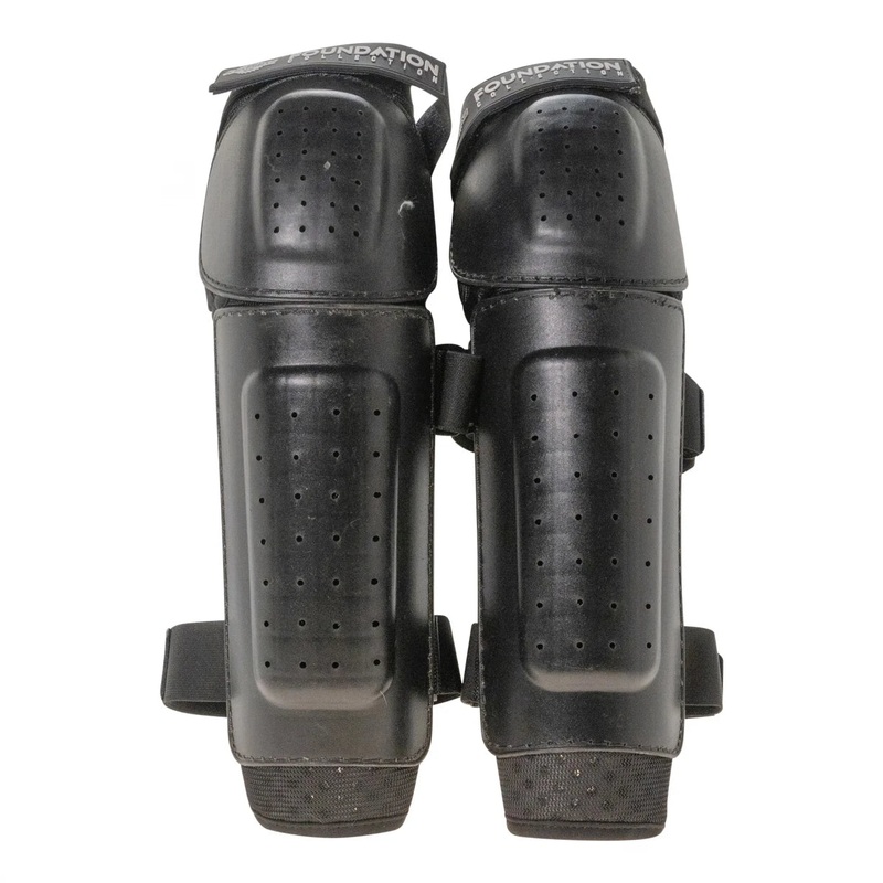 Jenson USA Foundation Basic Knee Shin Pads One Size Black