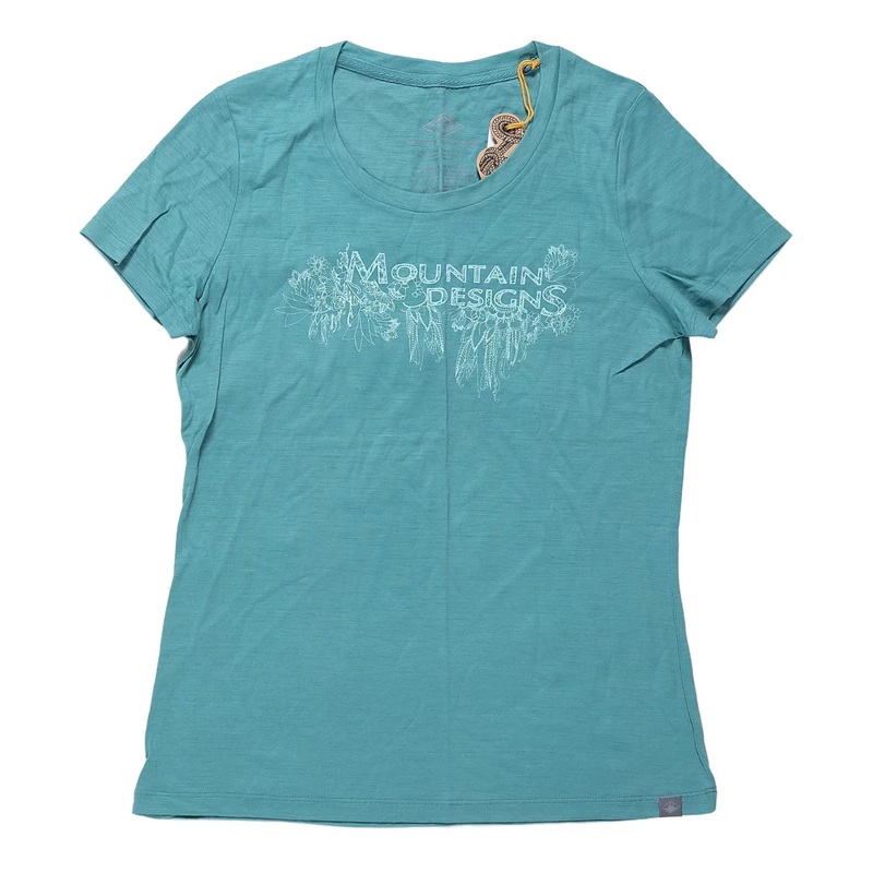 Mountain Designs Corespun Crew Short-Sleeve T-Shirt - Women's 10 Green
