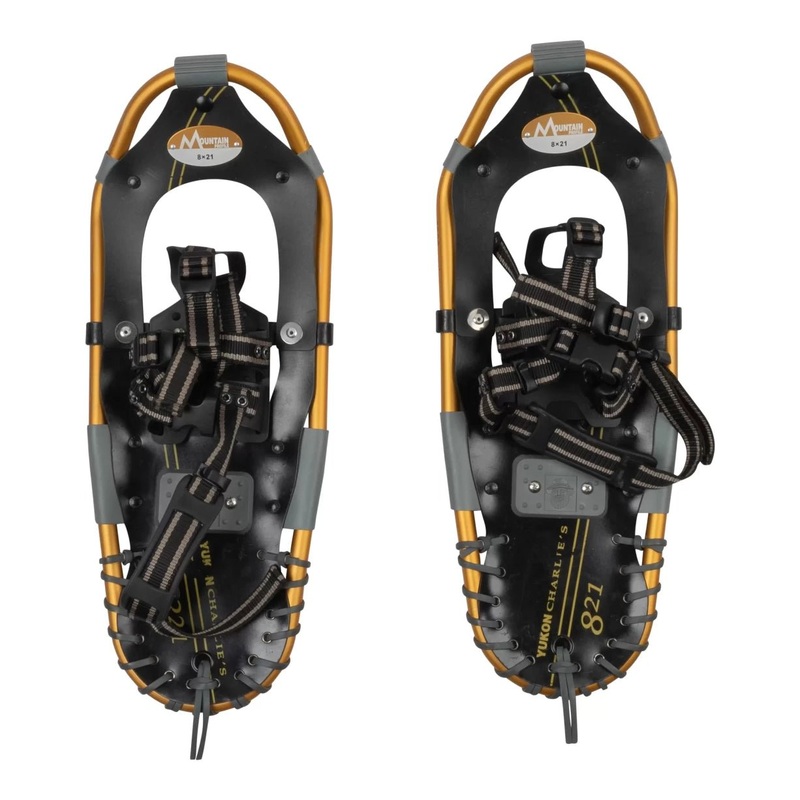 Yukon Charlie's Mountain Profile 8 x 21 Snowshoes One Black/Gold