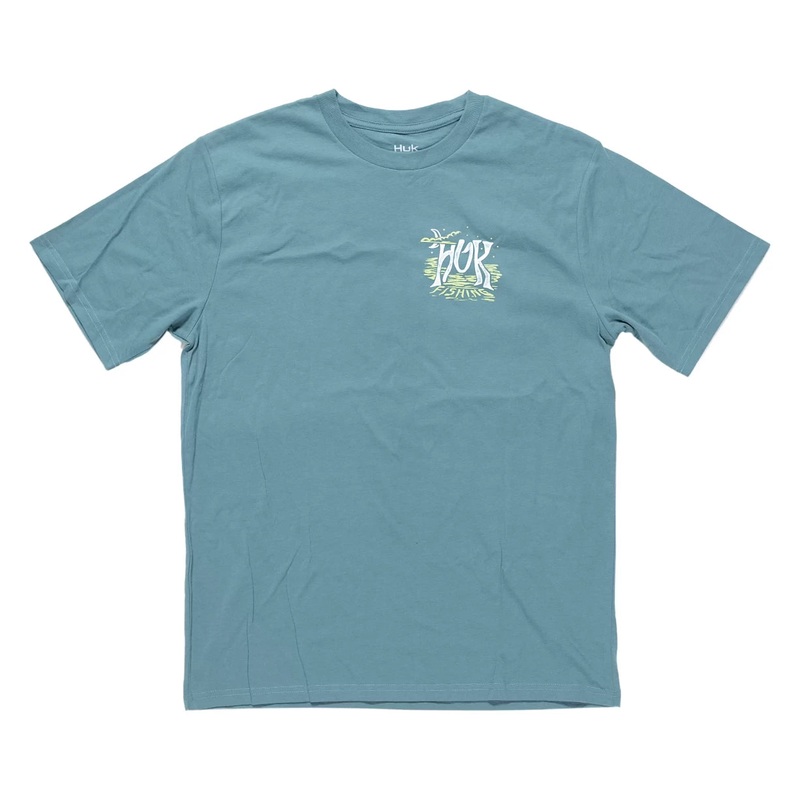 Huk Night Sword Short Sleeve Tee - Men's M North Atlantic