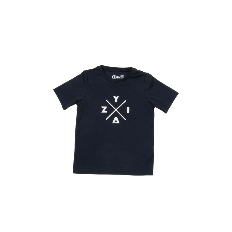 Zyia Active Short Sleeve T Shirt - Kids' XXS Navy