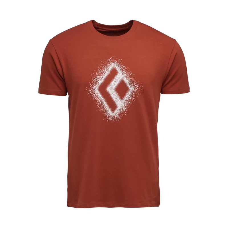 Black Diamond Chalked Up 2.0 Ss Tee - Men's M Burnt Sienna