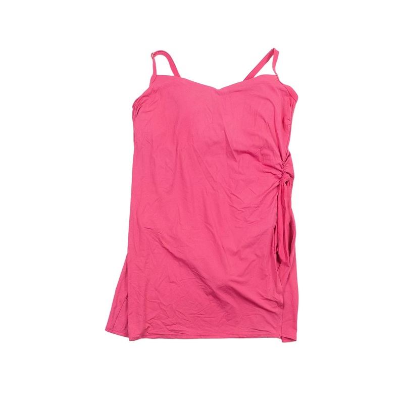 Lands End Swim Dress 16 Pink