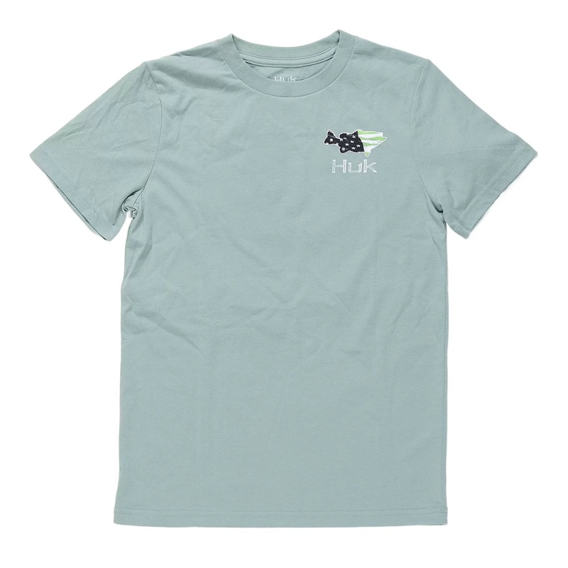 Huk Fish Huk Tee L Green