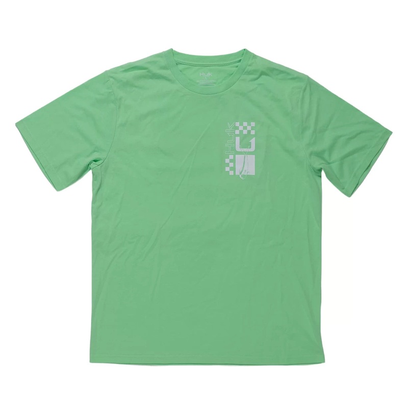 Huk Fish Racer Tee L Green