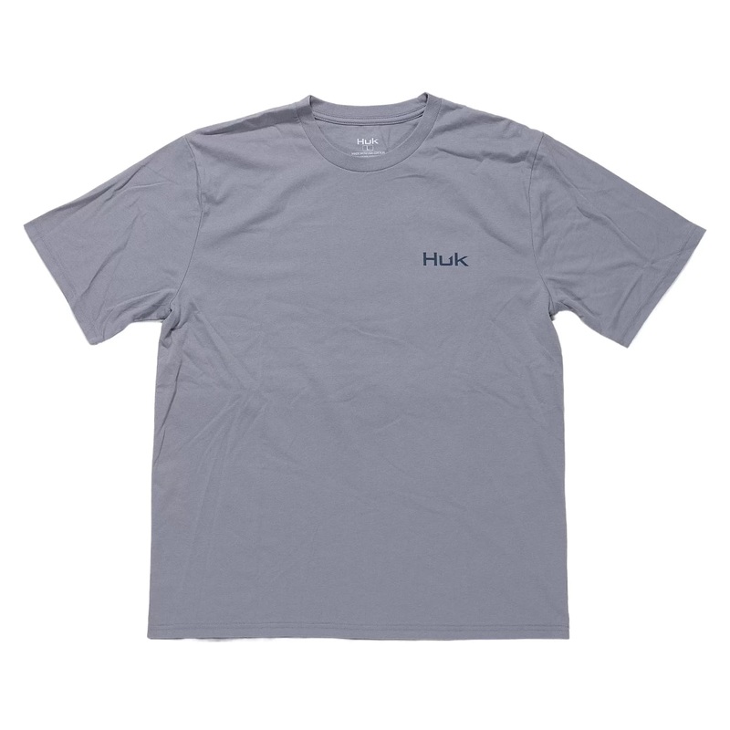 Huk KC Americana Series Tee L Grey