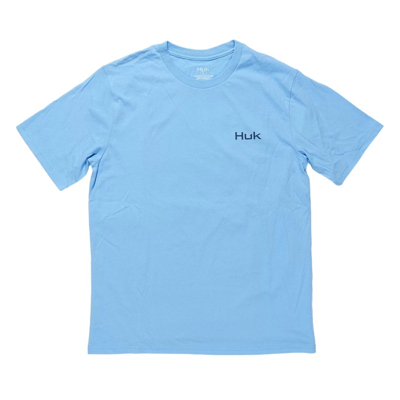 Huk KC Americana Series Tee L Light Blue