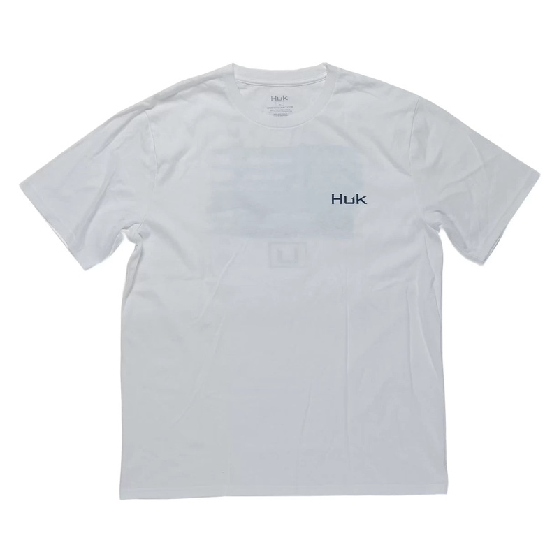 Huk KC Americana Series Tee L White
