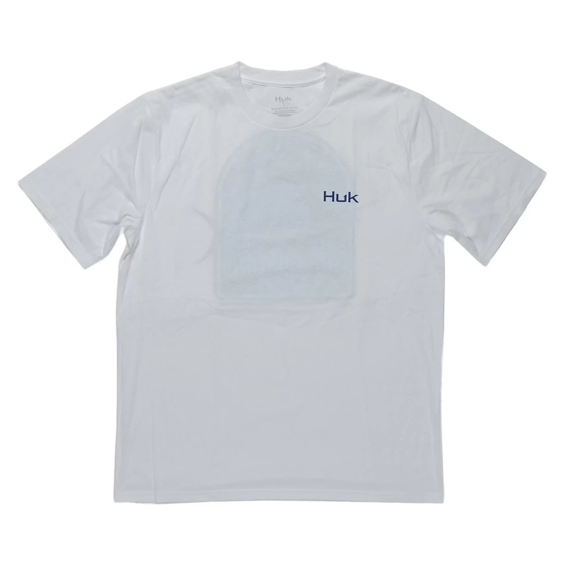 Huk KC Badge Series Tee L White