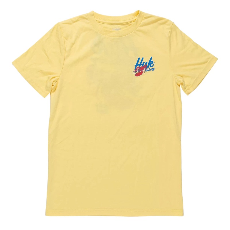 Huk Lowcountry Tee L Yellow