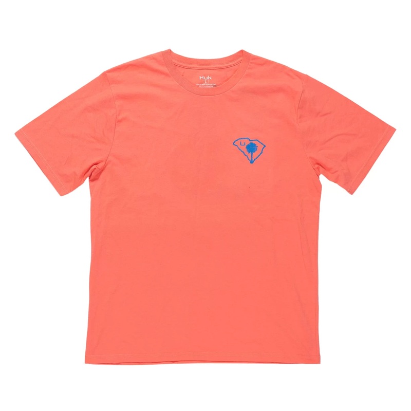 Huk Palmetto Tee L Orange