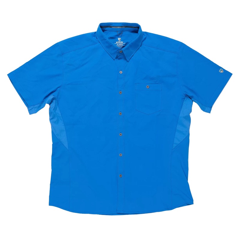 KUHL Bandit Short Sleeve Shirt - Men's XL Blue