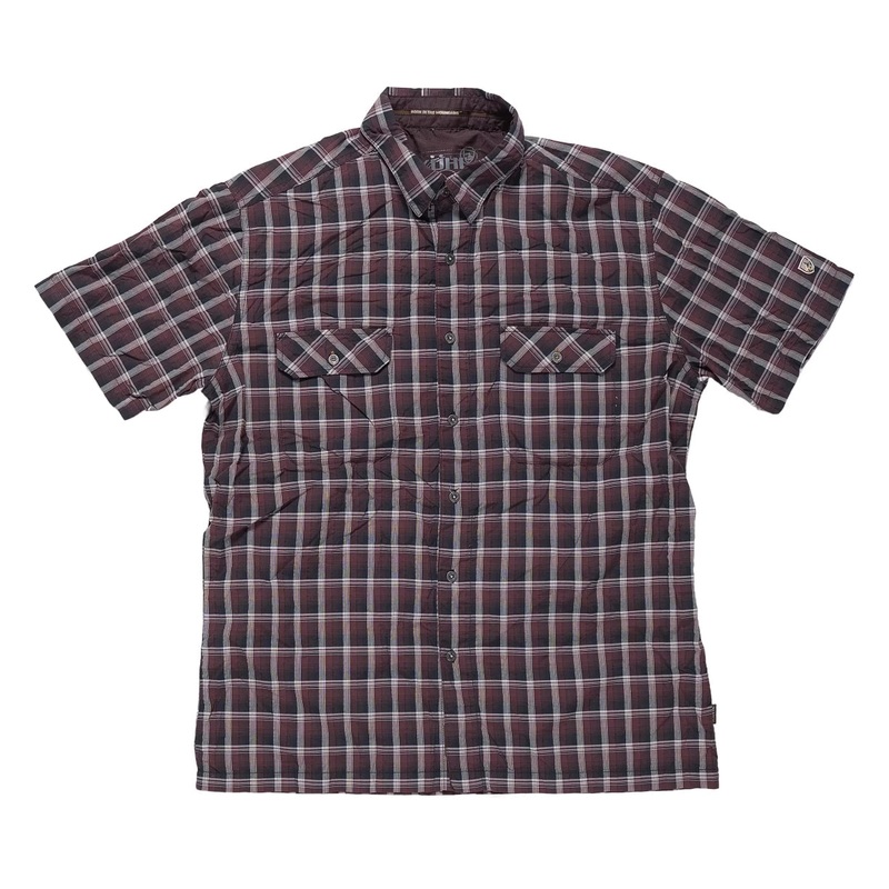 KUHL Button Up Short Sleeve - Men's L Red