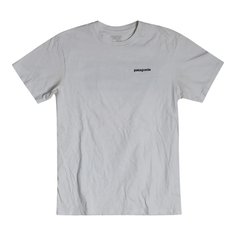 Patagonia P-6 Logo Cotton T-Shirt - Men's M White