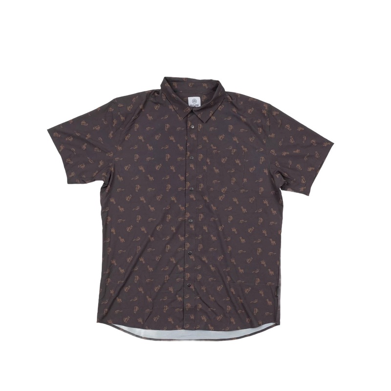 Flylow Anderson Short Sleeve Shirt - Men's XL Brown
