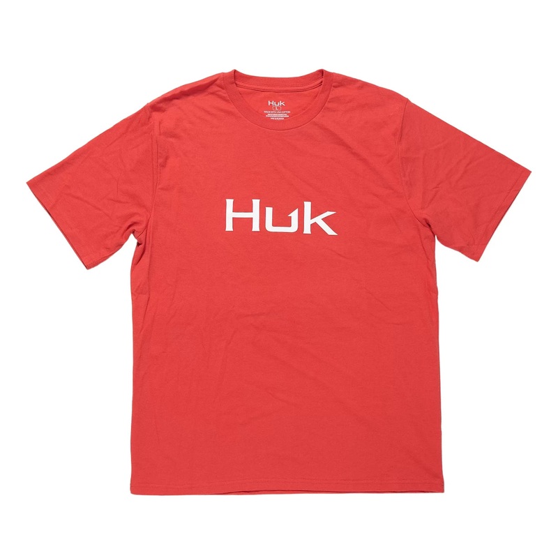 Huk Classic Logo Tee L Red