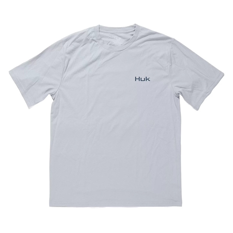 Huk KC Americana Series Tee L Light Gray