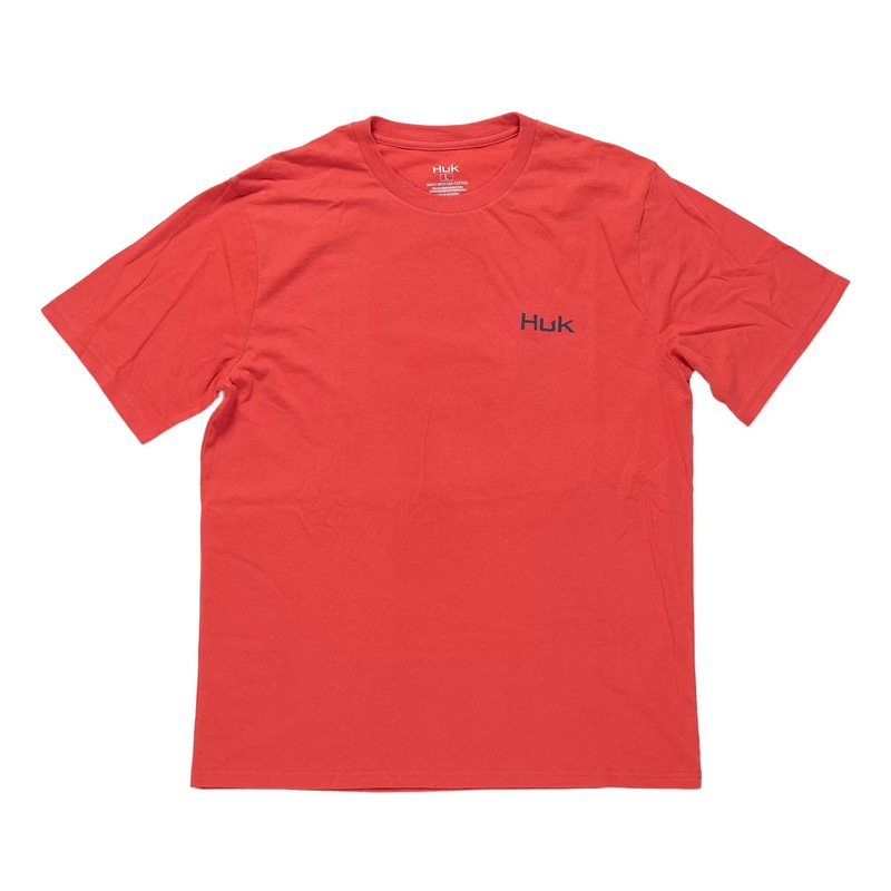 Huk KC Americana Series Tee L Red