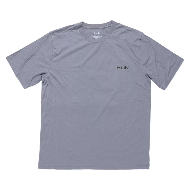 Huk KC Badge Series Tee L Grey