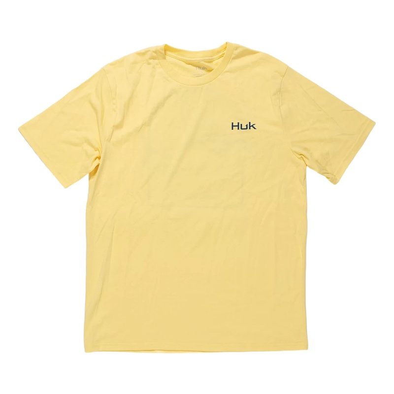 Huk KC Badge Series Tee L Yellow
