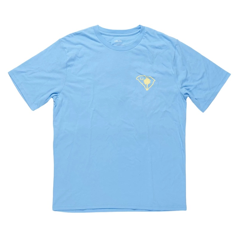 Huk Palmetto Tee L Light Blue