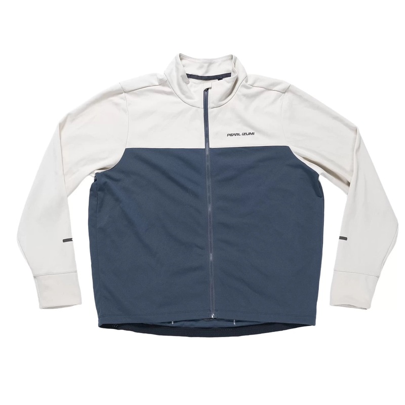 Pearl Izumi Quest Thermal Long-Sleeve Cycling Jersey - Men's XXL Blue/Gray