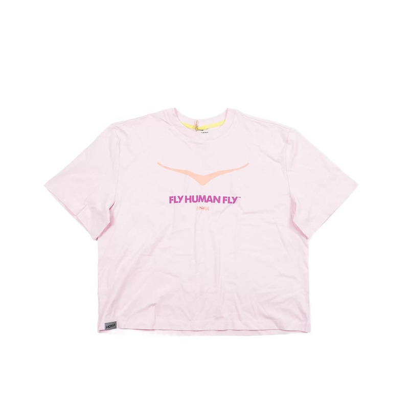 Hoka Bird FHF Gpx SS Tee - Women's S Pink