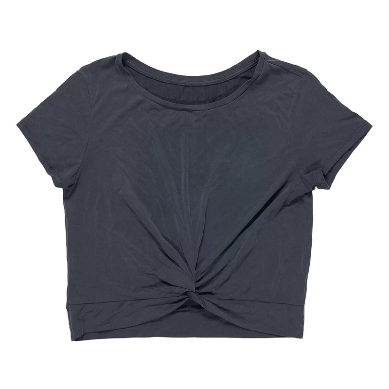 Zyia Active Tie Back T-Shirt M Black