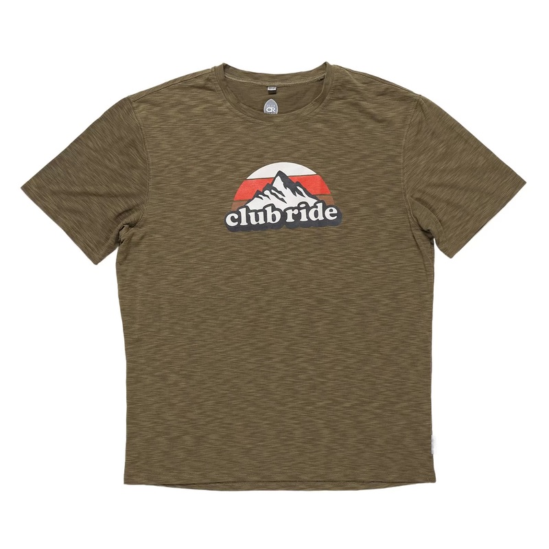 Club Ride Graphic T-Shirt - Men's M Olive