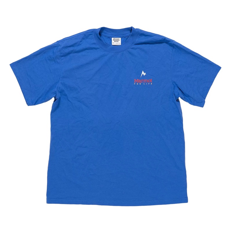 Marmot For Life Graphic T-Shirt - Men's M Blue